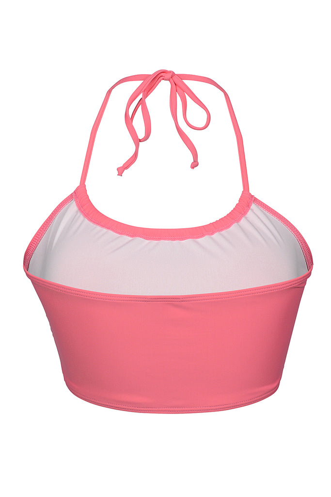 Zahra Bikini Top in Bubblegum. Complete the Look with the Zahra Bikini Bottom. Shop Now Pay Later with Afterpay.