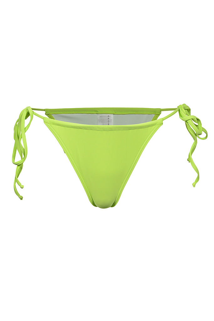 Zahra Bikini Bottom in Lime. Complete the Look with the Zahra Bikini Top. Shop Now Pay Later with Afterpay.