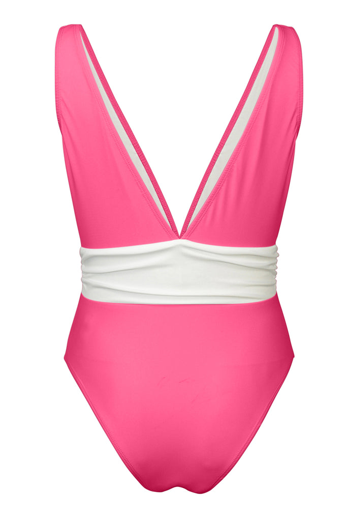 Shop the SIENNA ONE PIECE in Bubblegum exclusively at GEORGI SWIMMS. Buy now pay later with Afterpay.